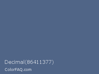 Decimal 86411377 Color Image