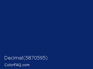 Decimal 5870595 Color Image