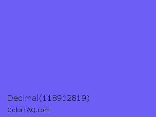 Decimal 118912819 Color Image