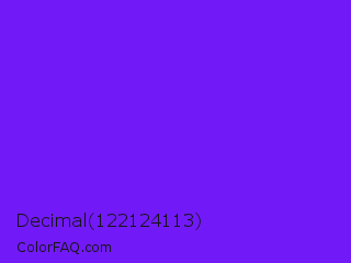 Decimal 122124113 Color Image