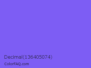 Decimal 136405074 Color Image