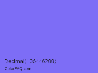 Decimal 136446288 Color Image