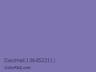 Decimal 136452211 Color Image