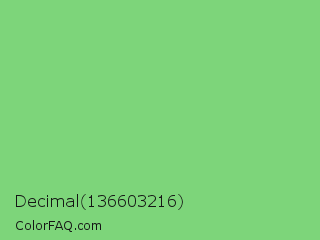 Decimal 136603216 Color Image