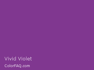 Decimal 138422322 Vivid Violet Color Image