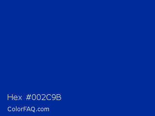 Hex #002c9b Color Image