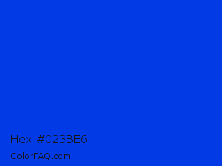 Hex #023be6 Color Image