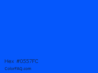 Hex #0557fc Color Image