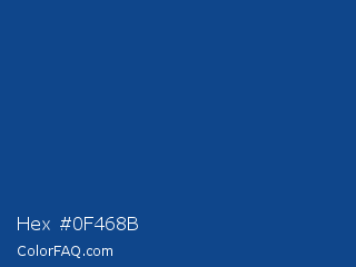 Hex #0f468b Color Image