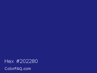 Hex #202280 Color Image