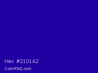Hex #2101a2 Color Image