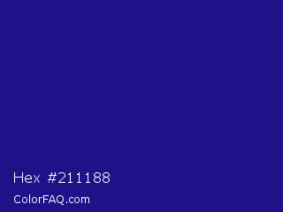 Hex #211188 Color Image
