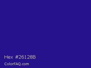 Hex #26128b Color Image