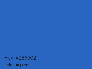 Hex #2866c2 Color Image