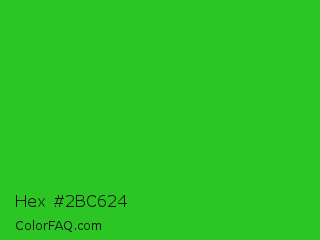 Hex #2bc624 Color Image