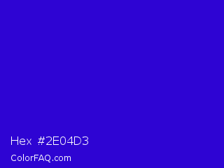 Hex #2e04d3 Color Image
