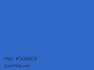 Hex #3068c8 Color Image
