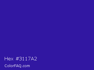 Hex #3117a2 Color Image