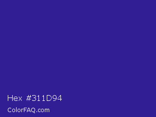 Hex #311d94 Color Image