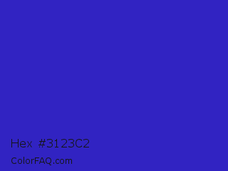 Hex #3123c2 Color Image