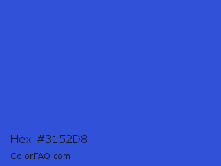 Hex #3152d8 Color Image