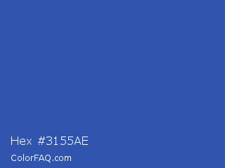 Hex #3155ae Color Image