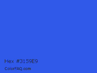 Hex #3159e9 Color Image