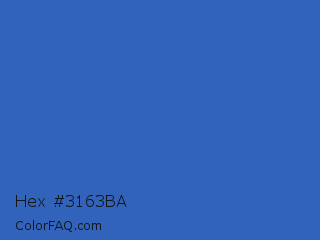 Hex #3163ba Color Image