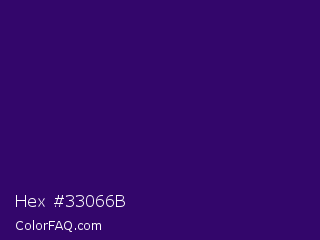 Hex #33066b Color Image