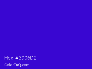 Hex #3906d2 Color Image