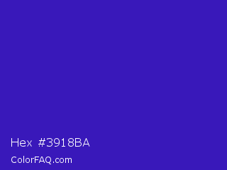 Hex #3918ba Color Image