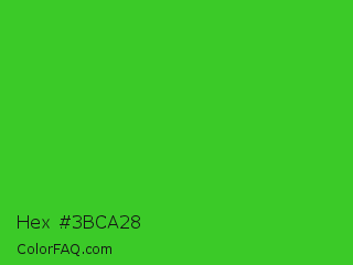 Hex #3bca28 Color Image