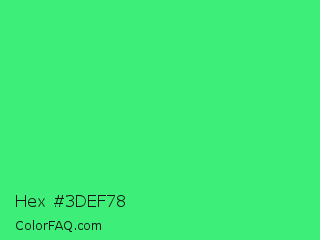 Hex #3def78 Color Image