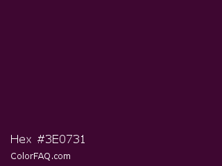 Hex #3e0731 Color Image
