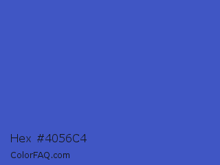 Hex #4056c4 Color Image