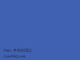 Hex #4060b2 Color Image