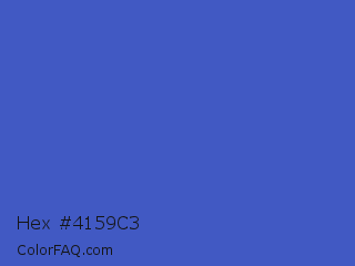 Hex #4159c3 Color Image