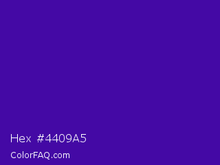 Hex #4409a5 Color Image