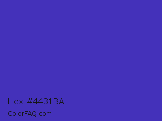 Hex #4431ba Color Image