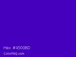 Hex #4500bd Color Image
