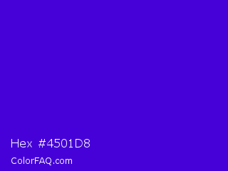 Hex #4501d8 Color Image