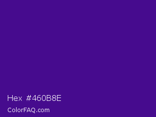 Hex #460b8e Color Image