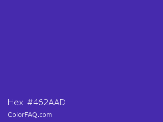 Hex #462aad Color Image