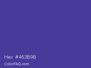 Hex #463b9b Color Image