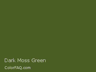 Hex #4a5d23 Dark Moss Green Color Image