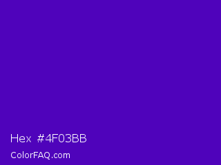 Hex #4f03bb Color Image