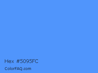Hex #5095fc Color Image