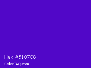 Hex #5107c8 Color Image