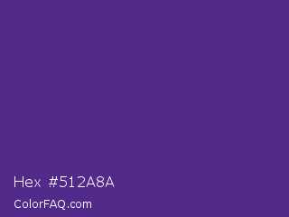 Hex #512a8a Color Image