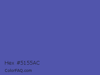Hex #5155ac Color Image